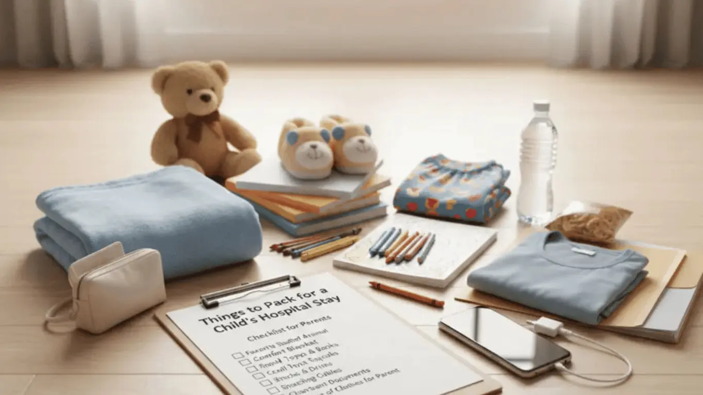 5 Things to Pack for a Child’s Hospital Stay (Checklist for Parents)